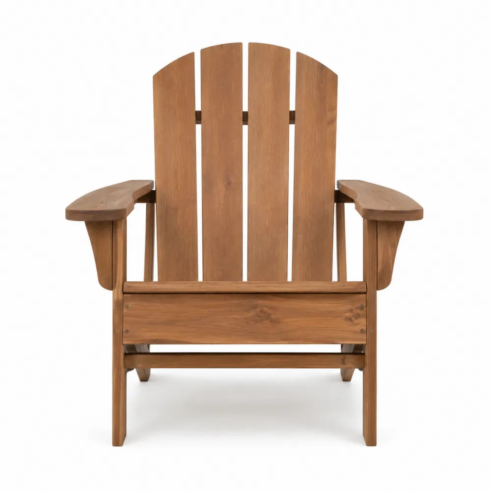 Sedia Adirondack in legno di acacia marrone