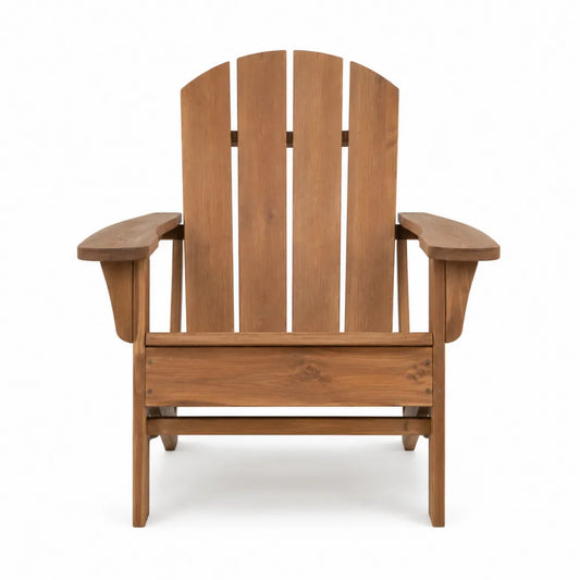 Sedia Adirondack in legno di acacia marrone